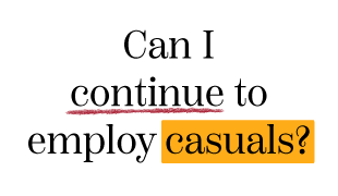 What are the changes to the law on casual employment?