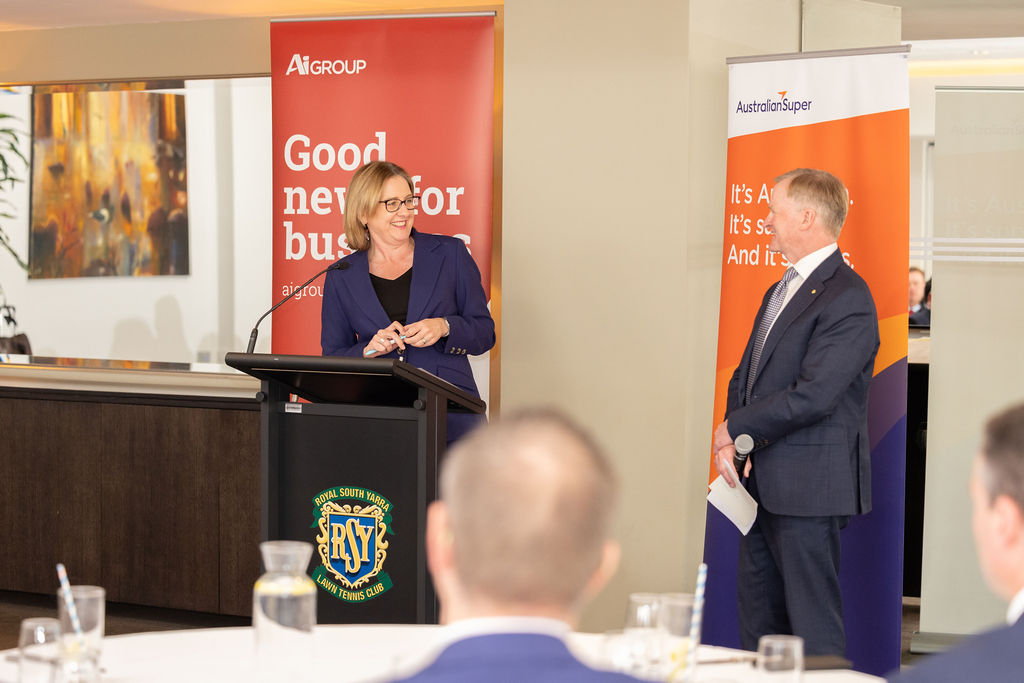 Lunch with the Premier of Victoria, Jacinta Allan